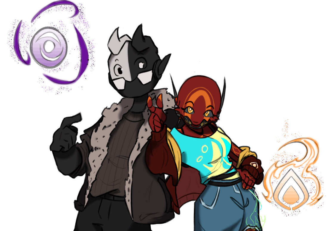 "Destiny" [left: cupsiie | right: Pyronic_e]