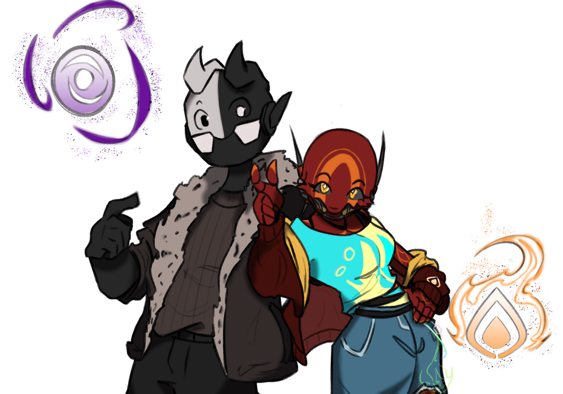 "Destiny" [left: cupsiie | right: Pyronic_e]